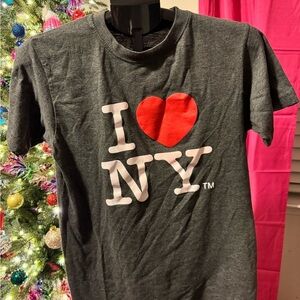 I Love NY T-Shirt - Charcoal Gray